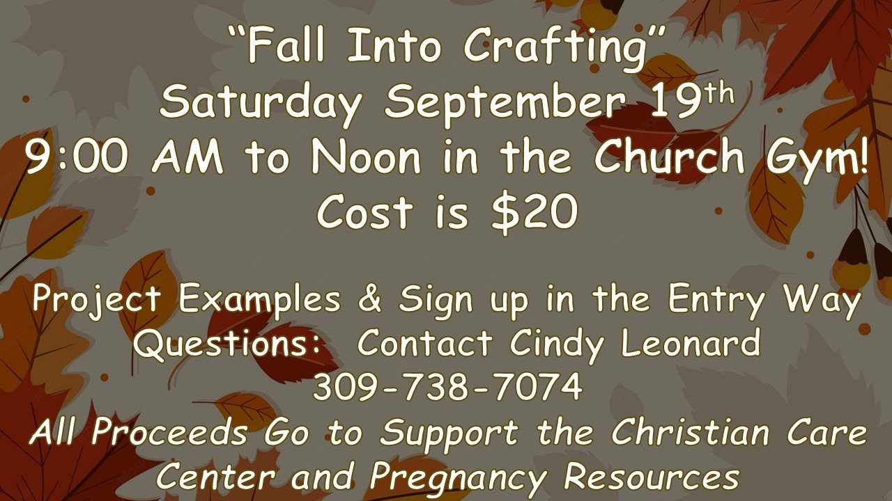 Fall Into Crafting