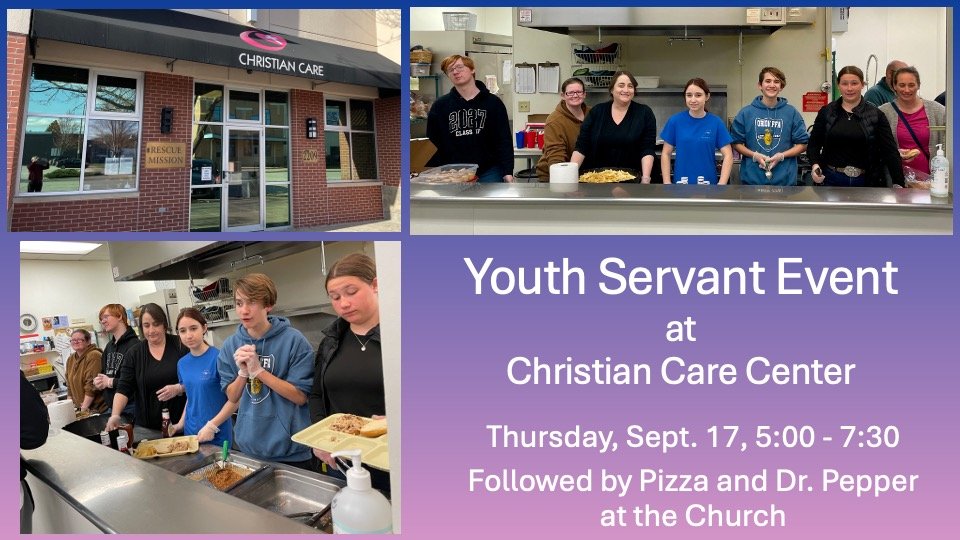 Youth Christian Care Servant Event